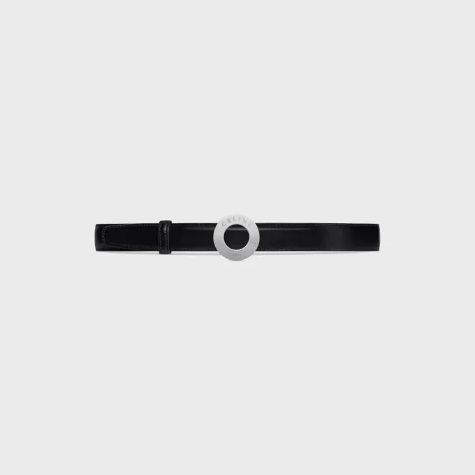 CELINE Fibbia a disco e cinturino reversibile 25 mm