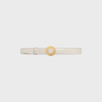 CELINE Fibbia a disco e cinturino reversibile 25 mm