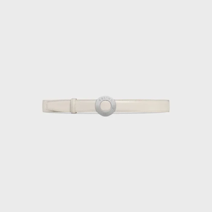 CELINE Fibbia a disco e cinturino reversibile 25 mm CELINE Fibbia a disco e cinturino reversibile 25 mm