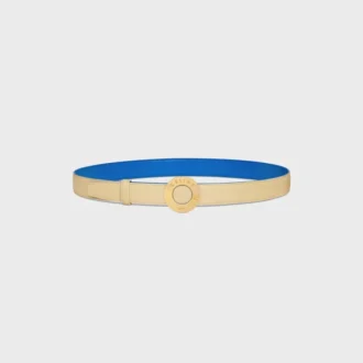 CELINE Fibbia a disco e cinturino reversibile 25 mm