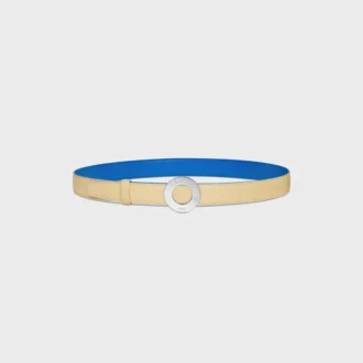 CELINE Fibbia a disco e cinturino reversibile 25 mm