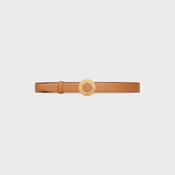 CELINE Fibbia a disco e cinturino reversibile 25 mm CELINE Fibbia a disco e cinturino reversibile 25 mm