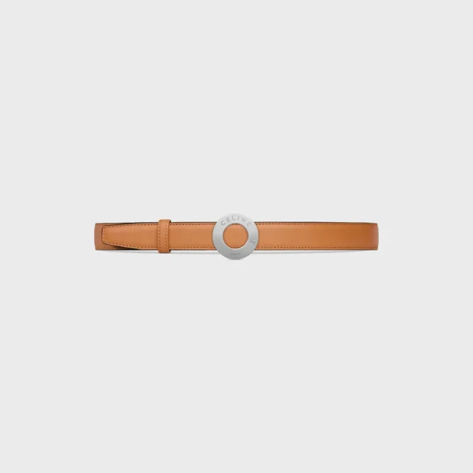 CELINE Fibbia a disco e cinturino reversibile 25 mm