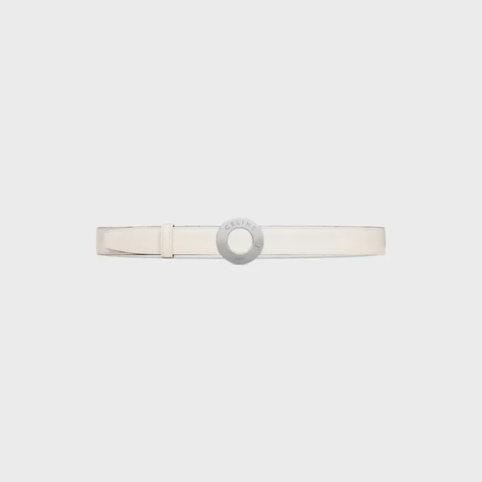 CELINE Fibbia a disco e cinturino reversibile 25 mm CELINE Fibbia a disco e cinturino reversibile 25 mm