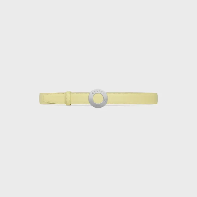 CELINE Fibbia a disco e cinturino reversibile 25 mm CELINE Fibbia a disco e cinturino reversibile 25 mm