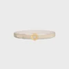 CELINE Fibbia a disco e cinturino reversibile 25 mm CELINE Fibbia a disco e cinturino reversibile 25 mm