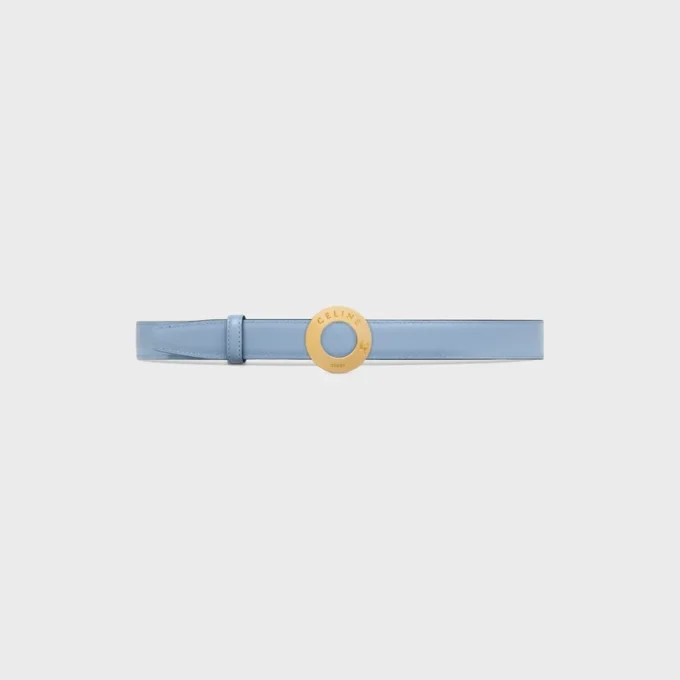 CELINE Fibbia a disco e cinturino reversibile 25 mm CELINE Fibbia a disco e cinturino reversibile 25 mm