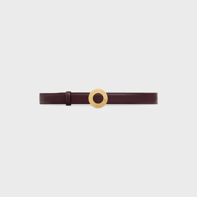 CELINE Fibbia a disco e cinturino reversibile 25 mm CELINE Fibbia a disco e cinturino reversibile 25 mm