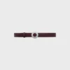 CELINE Fibbia a disco e cinturino reversibile 25 mm CELINE Fibbia a disco e cinturino reversibile 25 mm