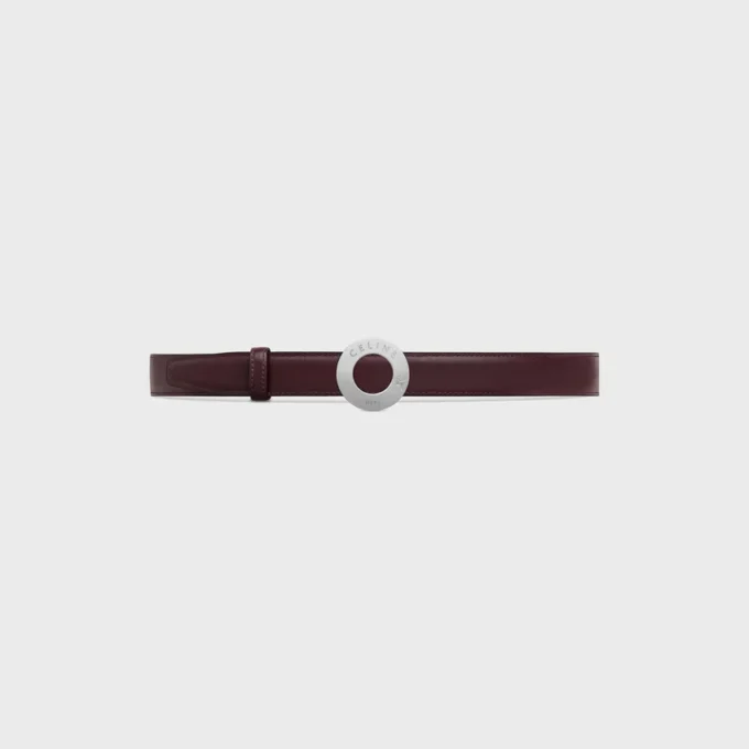 CELINE Fibbia a disco e cinturino reversibile 25 mm CELINE Fibbia a disco e cinturino reversibile 25 mm