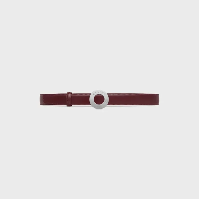 CELINE Fibbia a disco e cinturino reversibile 25 mm CELINE Fibbia a disco e cinturino reversibile 25 mm