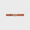 CELINE Fibbia a disco e cinturino reversibile 25 mm