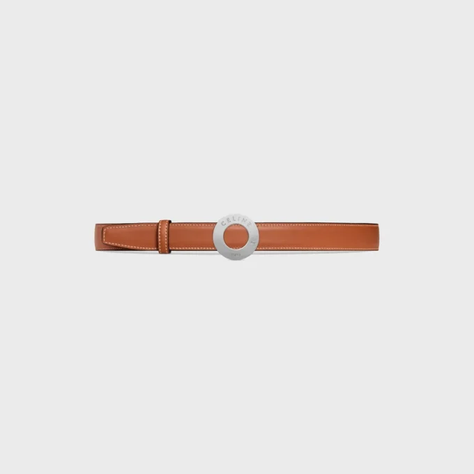 CELINE Fibbia a disco e cinturino reversibile 25 mm