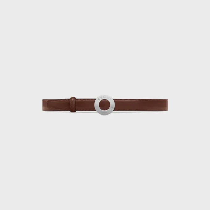 CELINE Fibbia a disco e cinturino reversibile 25 mm CELINE Fibbia a disco e cinturino reversibile 25 mm