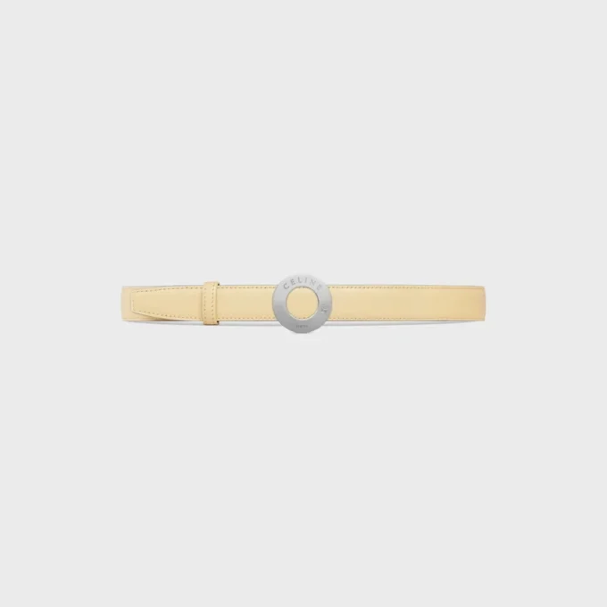 CELINE Fibbia a disco e cinturino reversibile 25 mm CELINE Fibbia a disco e cinturino reversibile 25 mm