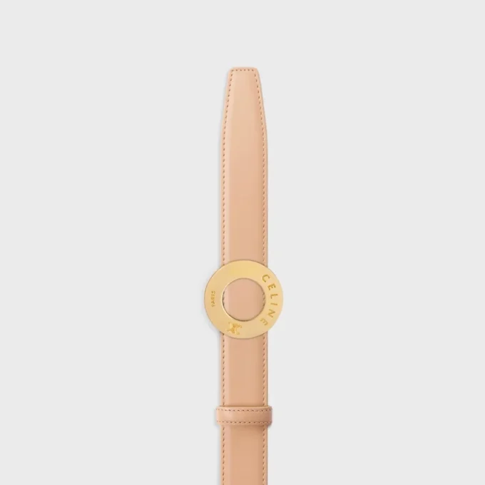 CELINE Fibbia a disco e cinturino reversibile 25 mm CELINE Fibbia a disco e cinturino reversibile 25 mm