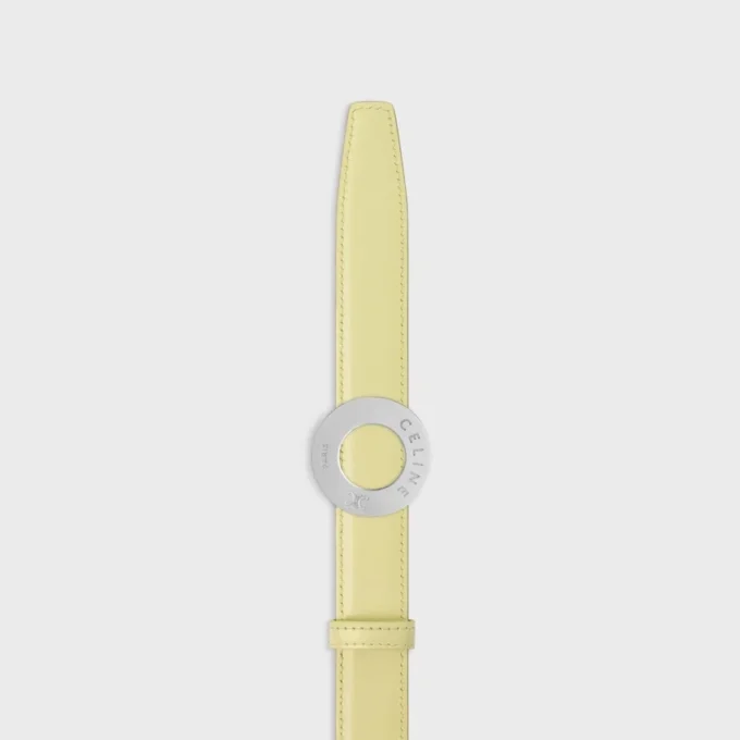 CELINE Fibbia a disco e cinturino reversibile 25 mm CELINE Fibbia a disco e cinturino reversibile 25 mm