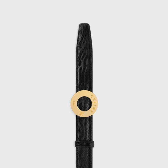 CELINE Fibbia a disco e cinturino reversibile 25 mm CELINE Fibbia a disco e cinturino reversibile 25 mm