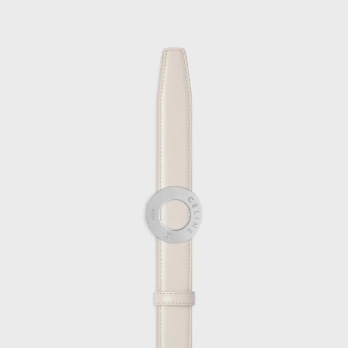 CELINE Fibbia a disco e cinturino reversibile 25 mm CELINE Fibbia a disco e cinturino reversibile 25 mm