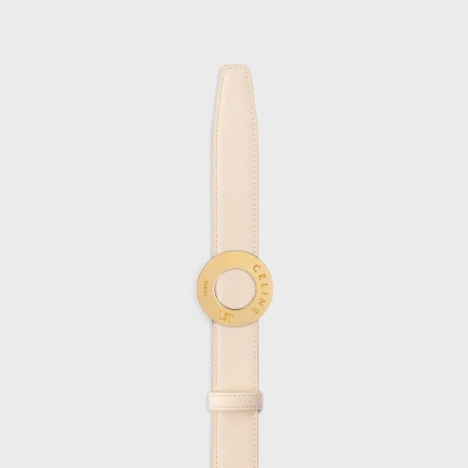 CELINE Fibbia a disco e cinturino reversibile 25 mm CELINE Fibbia a disco e cinturino reversibile 25 mm