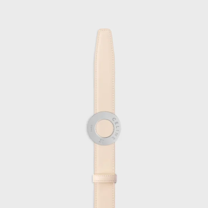 CELINE Fibbia a disco e cinturino reversibile 25 mm CELINE Fibbia a disco e cinturino reversibile 25 mm