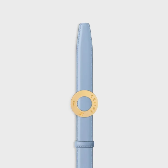 CELINE Fibbia a disco e cinturino reversibile 25 mm CELINE Fibbia a disco e cinturino reversibile 25 mm