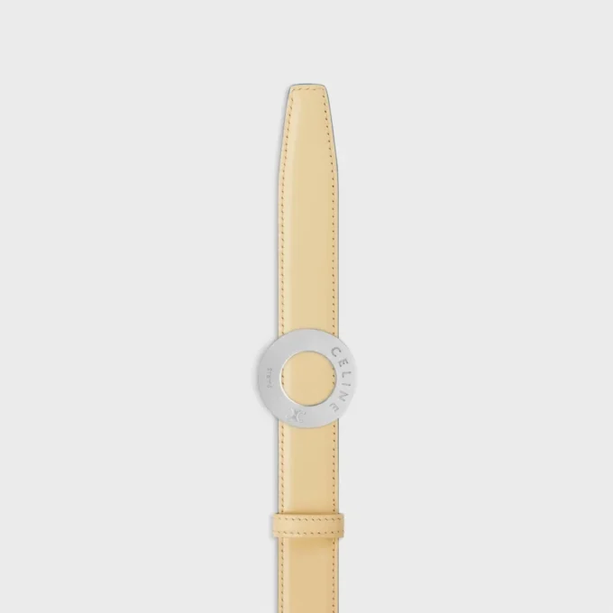 CELINE Fibbia a disco e cinturino reversibile 25 mm CELINE Fibbia a disco e cinturino reversibile 25 mm