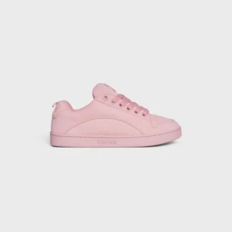 CELINE Huntington – Sneakers basse in pelle di vitello scamosciata e mesh