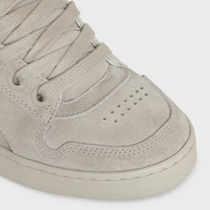 CELINE Huntington – Sneakers basse in pelle di vitello scamosciata e mesh CELINE Huntington – Sneakers basse in pelle di vitello scamosciata e mesh