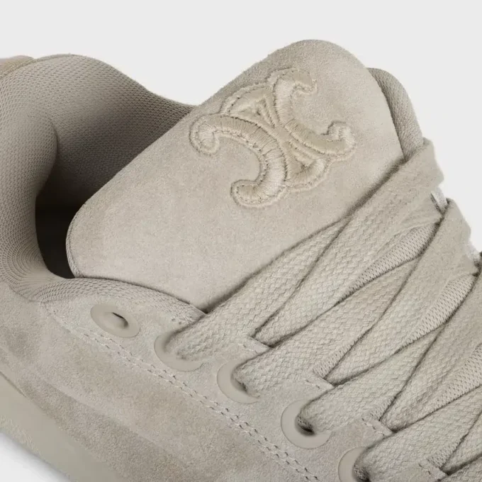 CELINE Huntington – Sneakers basse in pelle di vitello scamosciata e mesh CELINE Huntington – Sneakers basse in pelle di vitello scamosciata e mesh