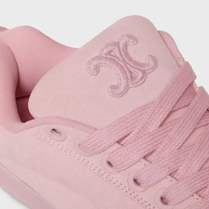 CELINE Huntington – Sneakers basse in pelle di vitello scamosciata e mesh CELINE Huntington – Sneakers basse in pelle di vitello scamosciata e mesh