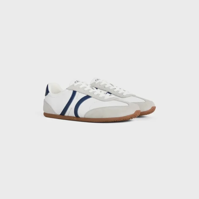 CELINE Jogger – Sneaker basse con lacci in pelle di vitello e pelle scamosciata CELINE Jogger – Sneaker basse con lacci in pelle di vitello e pelle scamosciata
