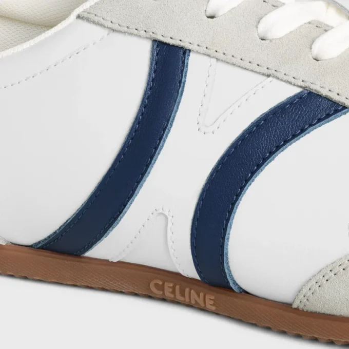 CELINE Jogger – Sneaker basse con lacci in pelle di vitello e pelle scamosciata CELINE Jogger – Sneaker basse con lacci in pelle di vitello e pelle scamosciata