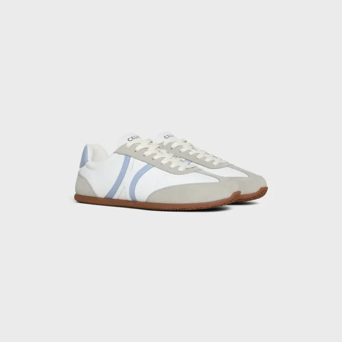 CELINE Jogger – Sneaker basse stringate in pelle di vitello e pelle scamosciata CELINE Jogger – Sneaker basse stringate in pelle di vitello e pelle scamosciata