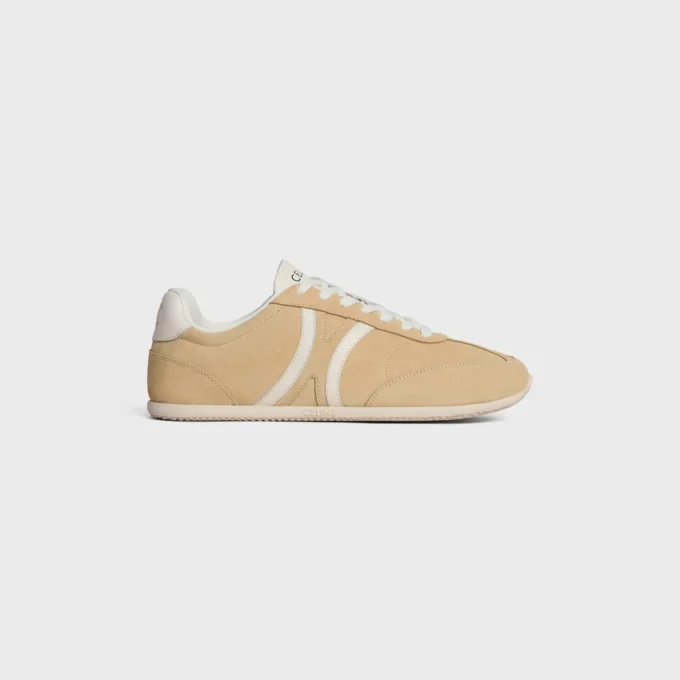CELINE Jogger – Sneaker basse stringate in pelle di vitello scamosciata e pelle di vitello CELINE Jogger – Sneaker basse stringate in pelle di vitello scamosciata e pelle di vitello