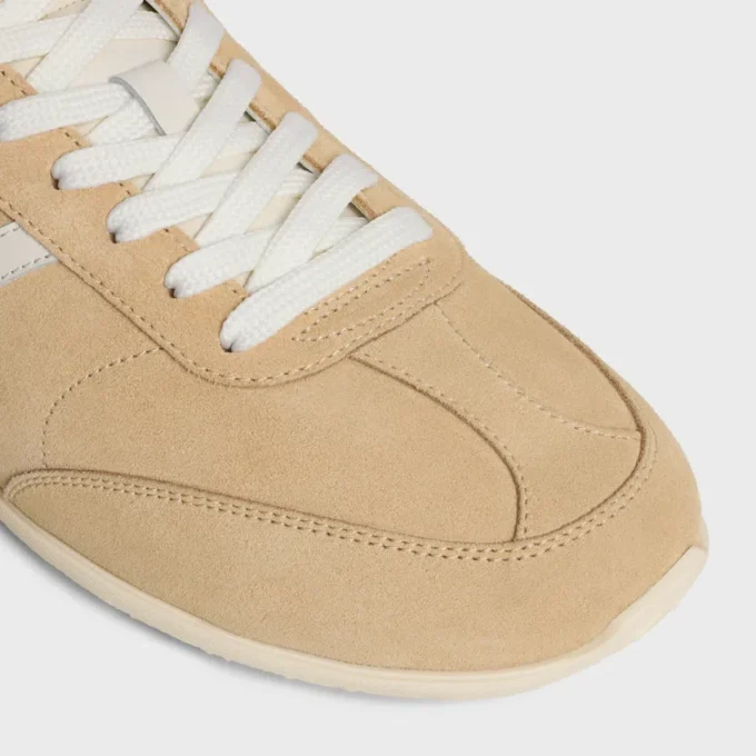 CELINE Jogger – Sneaker basse stringate in pelle di vitello scamosciata e pelle di vitello CELINE Jogger – Sneaker basse stringate in pelle di vitello scamosciata e pelle di vitello