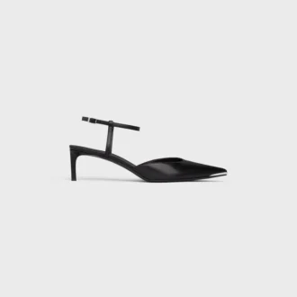 CELINE Kitten con punta in metallo in pelle di vitello