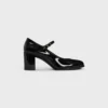 CELINE Lily Perforated Triomphe Babies in pelle di vitello verniciata CELINE Lily Perforated Triomphe Babies in pelle di vitello verniciata