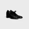 CELINE Lily Perforated Triomphe Babies in pelle di vitello verniciata CELINE Lily Perforated Triomphe Babies in pelle di vitello verniciata