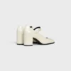 CELINE Lily Perforated Triomphe Babies in pelle di vitello verniciata CELINE Lily Perforated Triomphe Babies in pelle di vitello verniciata