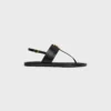 CELINE Lympia Triomphe Thong in pelle di vitello CELINE Lympia Triomphe Thong in pelle di vitello