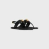 CELINE Lympia Triomphe Thong in pelle di vitello CELINE Lympia Triomphe Thong in pelle di vitello