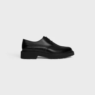 CELINE Rangers Derby in pelle di toro lucida