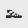 CELINE – Sandali con cinturini Clea Triomphe in pelle di vitello – Concia vegetale CELINE – Sandali con cinturini Clea Triomphe in pelle di vitello – Concia vegetale