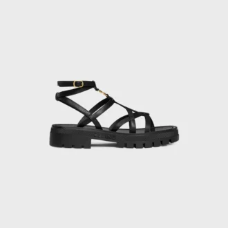CELINE – Sandali con cinturini Clea Triomphe in pelle di vitello – Concia vegetale