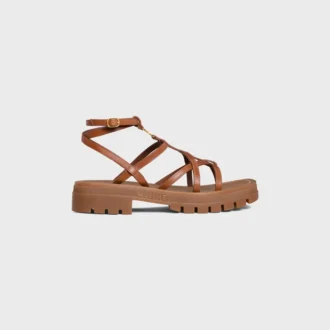 CELINE – Sandali con cinturini Clea Triomphe in pelle di vitello – Concia vegetale