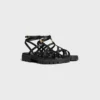 CELINE – Sandali con cinturini Clea Triomphe in pelle di vitello – Concia vegetale CELINE – Sandali con cinturini Clea Triomphe in pelle di vitello – Concia vegetale