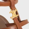 CELINE – Sandali con cinturini Clea Triomphe in pelle di vitello – Concia vegetale CELINE – Sandali con cinturini Clea Triomphe in pelle di vitello – Concia vegetale