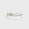 CELINE – Sneaker con blocco e motivo Triomphe in pelle di vitello CELINE – Sneaker con blocco e motivo Triomphe in pelle di vitello