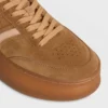 CELINE – Sneakers con Block, parte posteriore Triomphe e suola a zeppa in pelle di vitello scamosciata e pelle di vitello CELINE – Sneakers con Block, parte posteriore Triomphe e suola a zeppa in pelle di vitello scamosciata e pelle di vitello